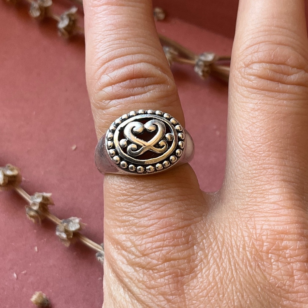 Thai Sterling Silver Heart Ring